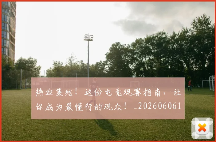 热血集结！这份电竞观赛指南，让你成为最懂行的观众！_20260606150017